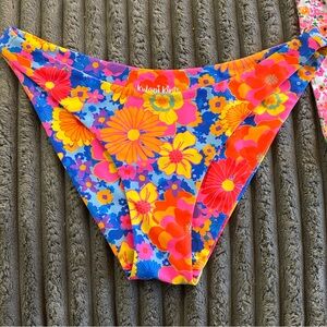 Kulani Kinis Bright Floral Bikini Bottoms